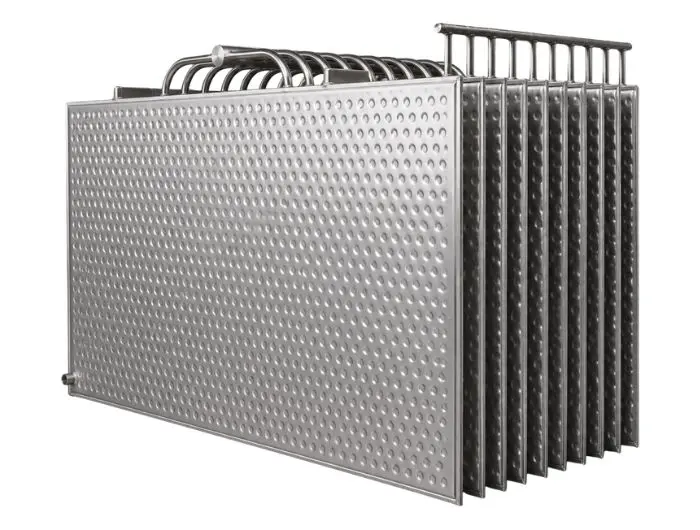 Industrial ice bank storage tank